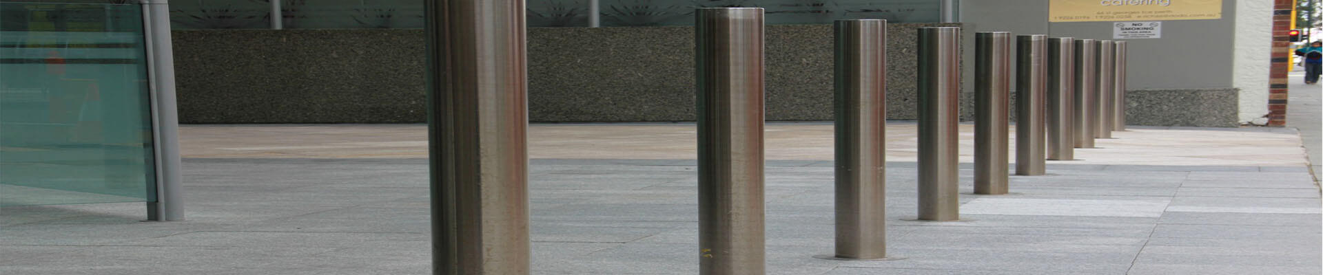 Stainless Steel bollards banner